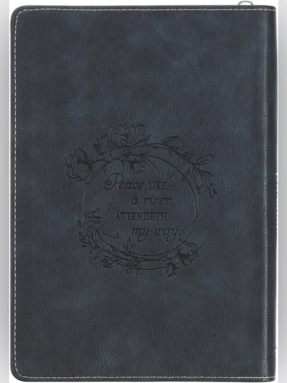 Faux Leather Journal It Is Well With My Soul Lined Pages w/Scripture NWT
